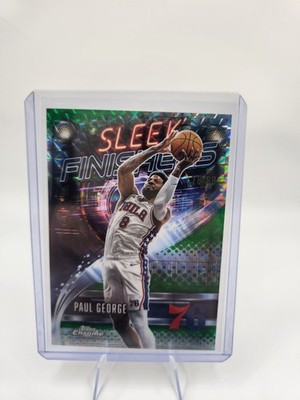 2025-26 Topps Chrome - Sleek Finishers Paul George Green Geometric /99