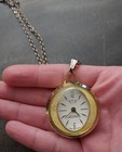 Vintage Enid De Luxe Swiss Made Watch Pendant Necklace — photo 8