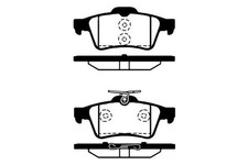 RAICAM Bremsbeläge Satz Hinten Bremsklötze für FORD Focus II Schrägheck