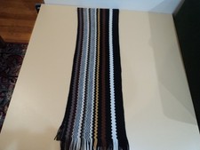 Missoni for Target Chevron Zig Zag Wool Blend Multicolored Fringe Scarf