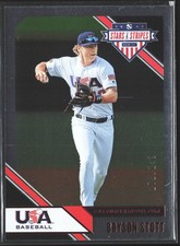 2020 USA Baseball Stars & Stripes #94 SN #/249 Bryson Stott Longevity Base Ruby