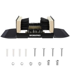 WORKPRO Boot Brush Scraper Outdoor, Shoe Cleaner Medium 7 inches , Black