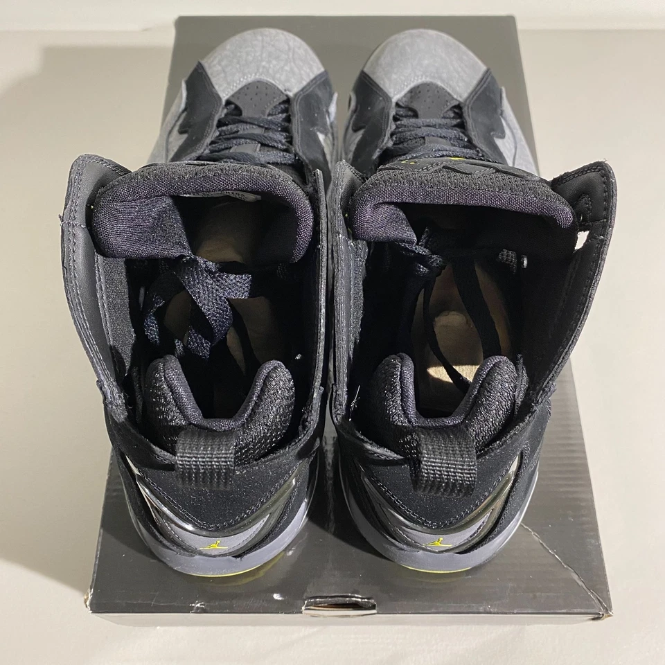 Talla 12.5 - Air Jordan True Flight Negro Eléctrico Grafito 342964-031 ¡Envío Rápido! Foto 3 de 4