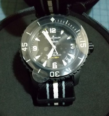 Swatch x Blancpain Ocean of Storms Scuba Fifty Fathoms Watch