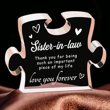 Sister in Law Gifts, Best Gifts for - 4.9 x 3.7 transparent