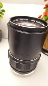 Minolta MC Tele Rokkor-PF 135mm f/2.8 Lens MD Mount x300xd x700 serviced rsep