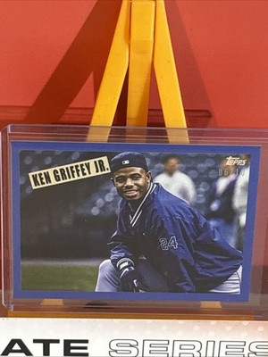 KEN GRIFFEY JR. 2024 Topps Throwback Thursday BLUE /10 #153 SEA HOF SSP (06/10)