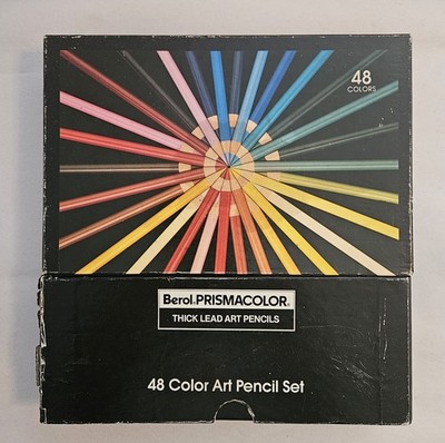 Berol PRISMACOLOR Thick Lead Art Pencil Set 1986 ~ See photos for colors