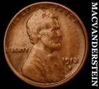1913-S Lincoln Wheat Cent- Extra Fine- Semi Key Better Date No Reserve #J6999