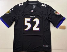 NWT Ray Lewis  #52 Black Baltimore Ravens Vapor Jersey