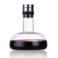 Red Wine Decanter Carafe Breather Hand Made Crystal Glass