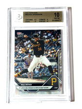 2025 Topps Now #603 Paul Skenes Lowest ERA BGS 10 PRISTINE 2025 CY Young WINNER
