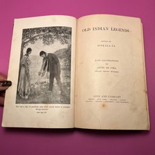 Antique OLD INDIAN LEGENDS ZITKALA - SA Hardc...