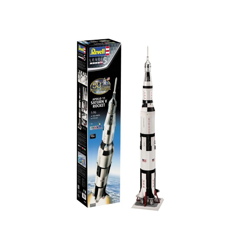 Fusée Saturn V Apollo 11 Revell 03704 grand format avec peintures
