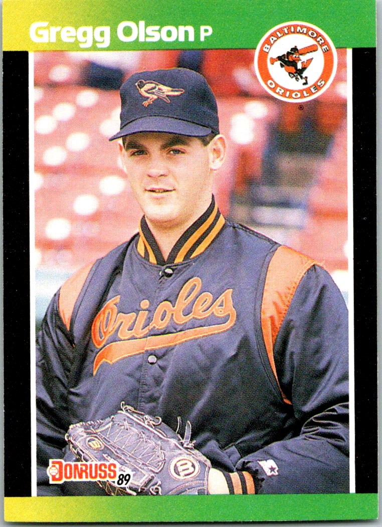 Gregg Olson 1989 Base Donruss Baseball's Best 322 NM