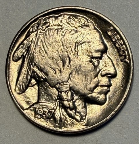 1937 Buffalo Nickel, Gem BU, Sharp Strike, Nice Luster!