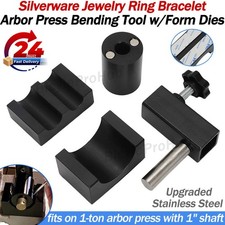 Arbor Press Bending Tool For Jewelry Silverware/On 1 Ton Arbor Press w/ 1" Shaft