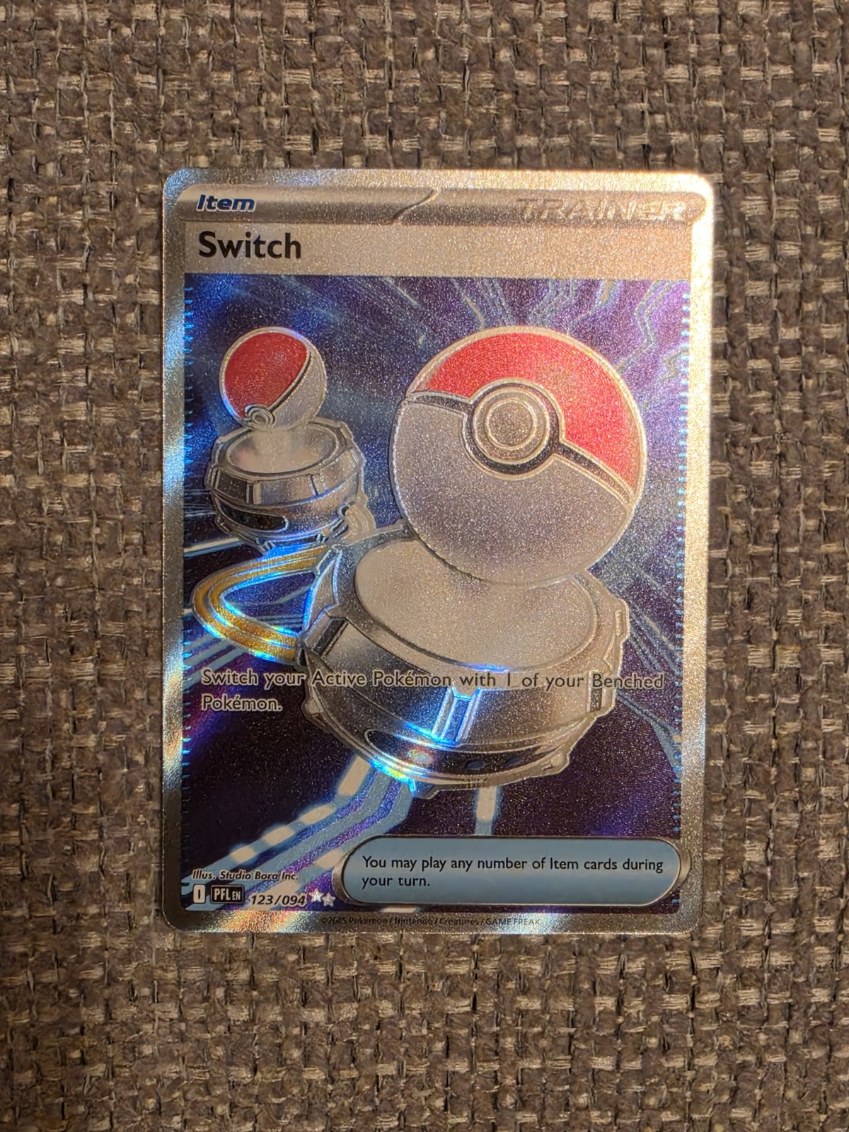 Switch (Full Art) - 123/094 - Phantasmal Flames - Near Mint / Mint