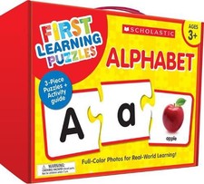First Learning Puzzles: Alphabet by Scholastic English Board Games Book