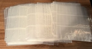 Binder Card Sleeves, 900 Pockets Double-Sided Trading Card, 18 Pocket, 50 Pack