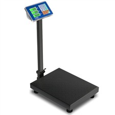 660lbs Weight Platform Scale Digital Floor Folding Scale Postal Shipping Mailing