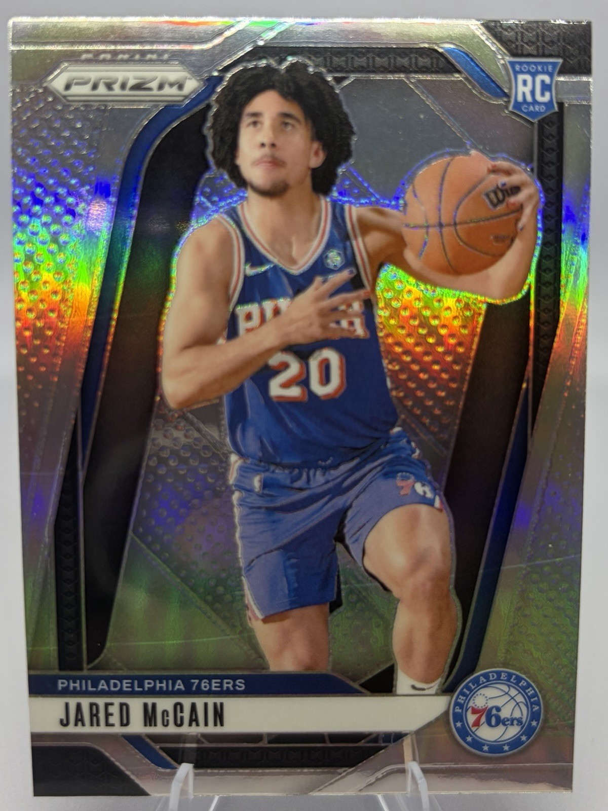 2024-25 Panini Prizm - Jared McCain #222 Hyper Prizm (RC)