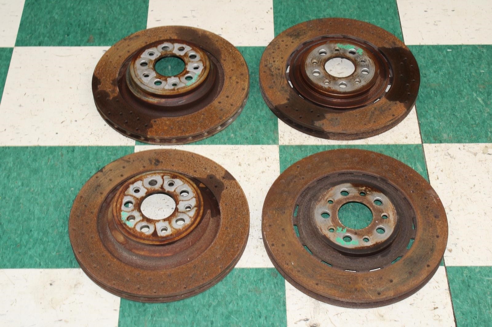 14-20 Ghibli 3.0L RWD Front Rear LH RH Brake Rotors Set 4x OEM Factory OE WTY OE