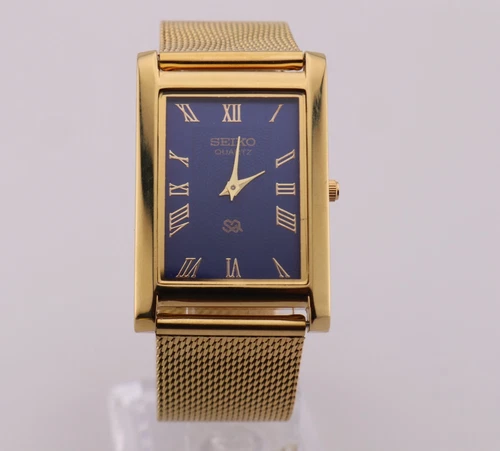 Vintage Seiko Slim Quartz Men's Wrist Watch - Comes With New Battery, New Band