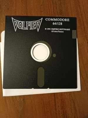 Volfied Commodore 64 Disk 1991 Empire Taito Original + Hülle RAR!
