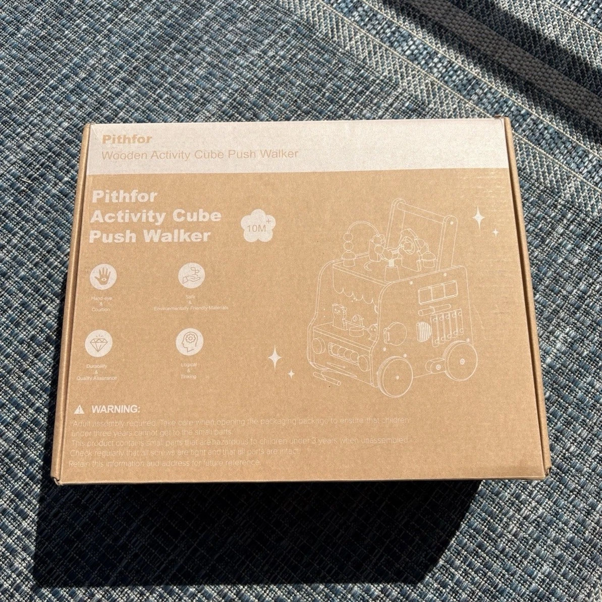 NIB Pithfor Activity Cube Push Walker Multicolor Walking Aid
Opens in a new window or tab