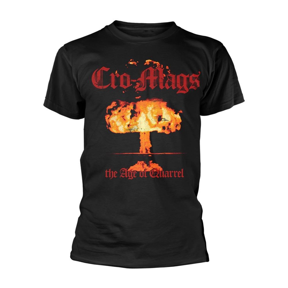 ЧЕРНАЯ футболка CRO-MAGS - THE AGE OF QUARREL XXX-Большого размера 5590₽