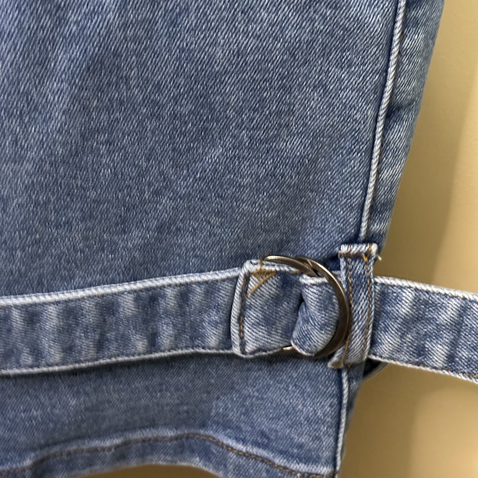 Fashion Nova Baggy Cargo Pants Y2K  Jeans Grunge Women Size 15 image 9