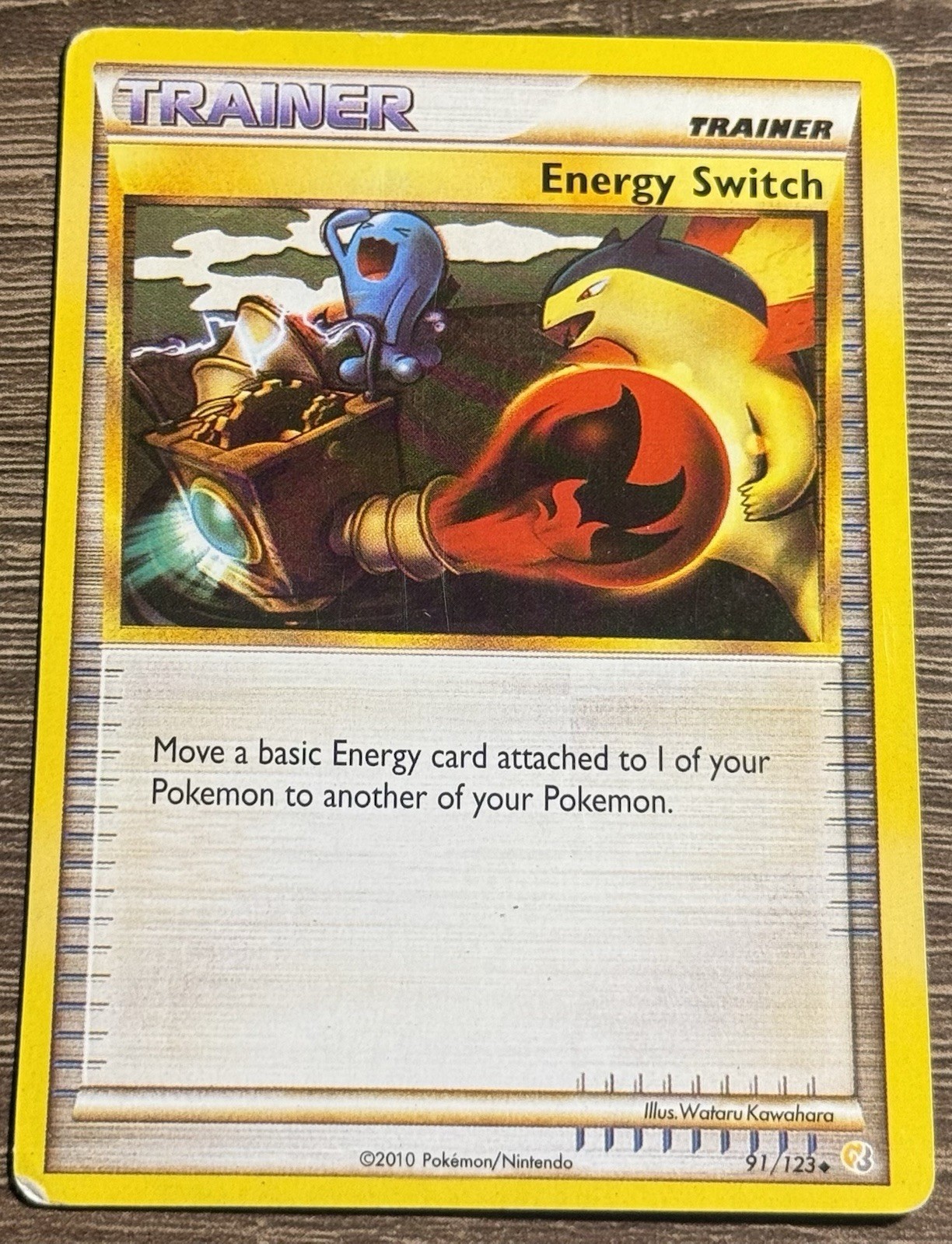 Energy Switch 91/123 Heartgold & Soulsilver Regular Lightly Played (L1)