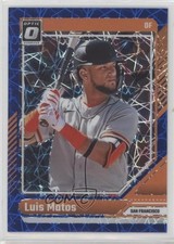 2024 Panini Donruss Optic Blue Velocity Prizm Luis Matos #77 14lc