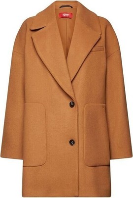 ESPRIT Damen Mantel Jacke Lang Komfort Business