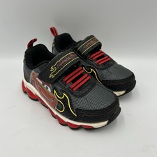 Disney Pixar Cars Little Boys Black/Red Lighted Sneaker Size 7