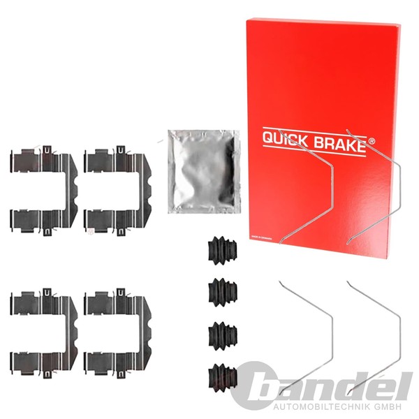 Quick Brake MONTAGE-SATZ BremsbelÄGe ZubehÖR Vorne Passend FüR Hyundai Kona Tucs-image