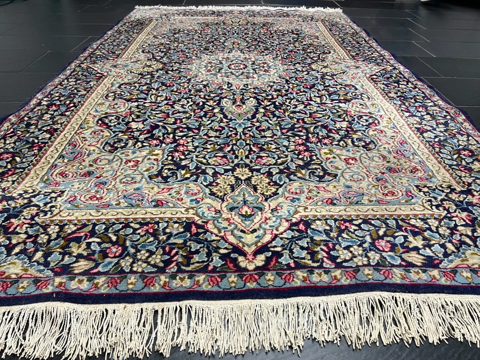 Handgeknüpfter Orientteppich Kirman Kerman 250x156 cm rug carpet - Bild 3 von 4