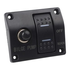 Marine Panel Switch for For boats 12V 24V with Overcurrent Safety Feature
