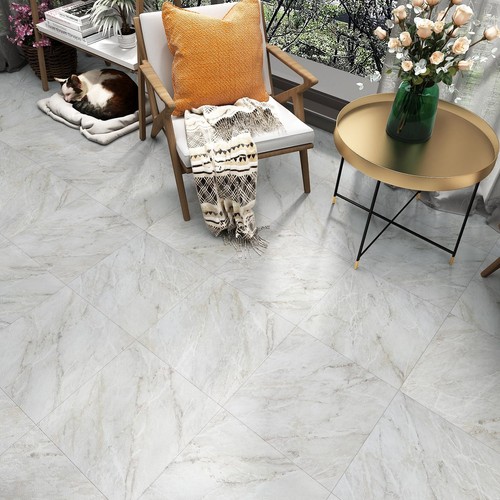 Marble Peel and Stick Floor Tile Stickers 20 PCS Adhesive Floor Tiles Peel an... - Picture 2 of 6