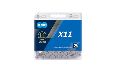 KMC E-Bike Kette e11 EPT Kompatibilität: 11-fach | SB-Verpackung | silber | 114