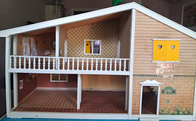 Vintage Barton Caroline's Home Puppenhaus 70er Lundby Rarität mit Möblierung