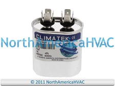 ClimaTek Capacitor Single Oval Fits Trane American Standard CPT00276 CPT-0276