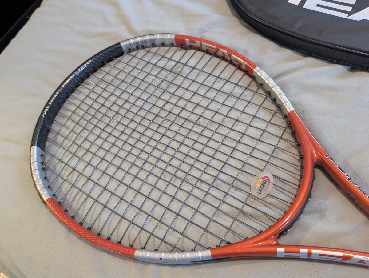 Head Liquidmetal Radical Strung 4 3/8 Tennis Racquet 107 L4