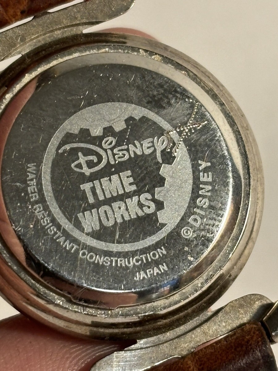 Disney TIME WORKS　腕時計 Vintage Disney Time Works Mickey Mouse Watch roman numeral