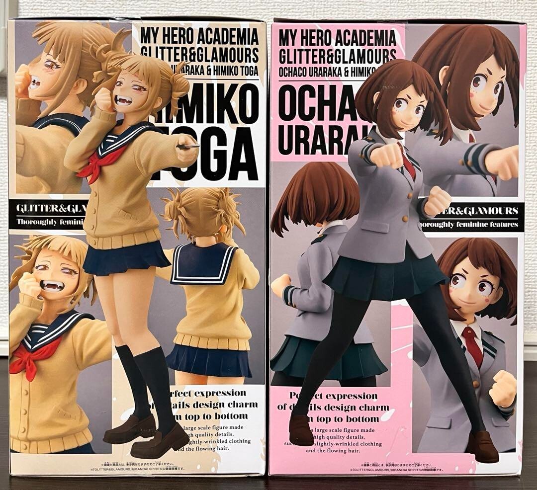 GLITTER&GLAMOURS Mirco & Toga 8体セット My Hero Academia GLITTER & GLAMOURS OCHACO URARAKA ＆ HIMIKO TOGA