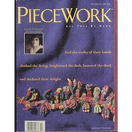 Vintage September/October 1993 Piecework Magazine Volume I No 2 All This By Hand - 第 1/1 張圖片