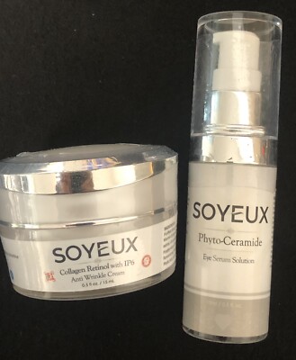 Soyeux Ageless Face Creme Eye Serum Set New Sealed Collagen Retinol W Ip6 Ebay Soyeux Ageless Face Creme Eye Serum Set New Sealed Collagen Retinol W Ip6 Ebay