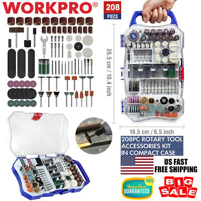 372 Piece Rotary Tool Accessories Kit Grinding Polishing Shank Craft Bits 