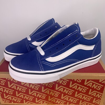 Vans Old Skool Limoges True White Blue UK 2 EU 33 Kinder Sneaker NEU